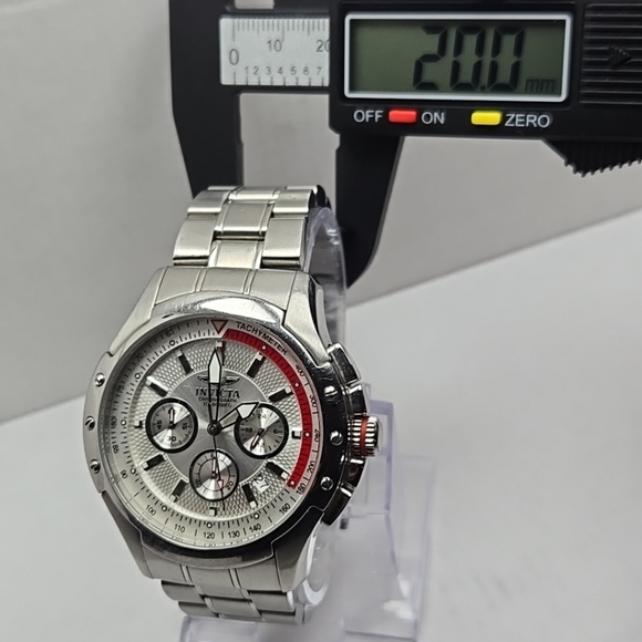 Invicta Men's 6190 II Collection Chronograph Stainless Steel Watch New Battery - Picture 5 of 10